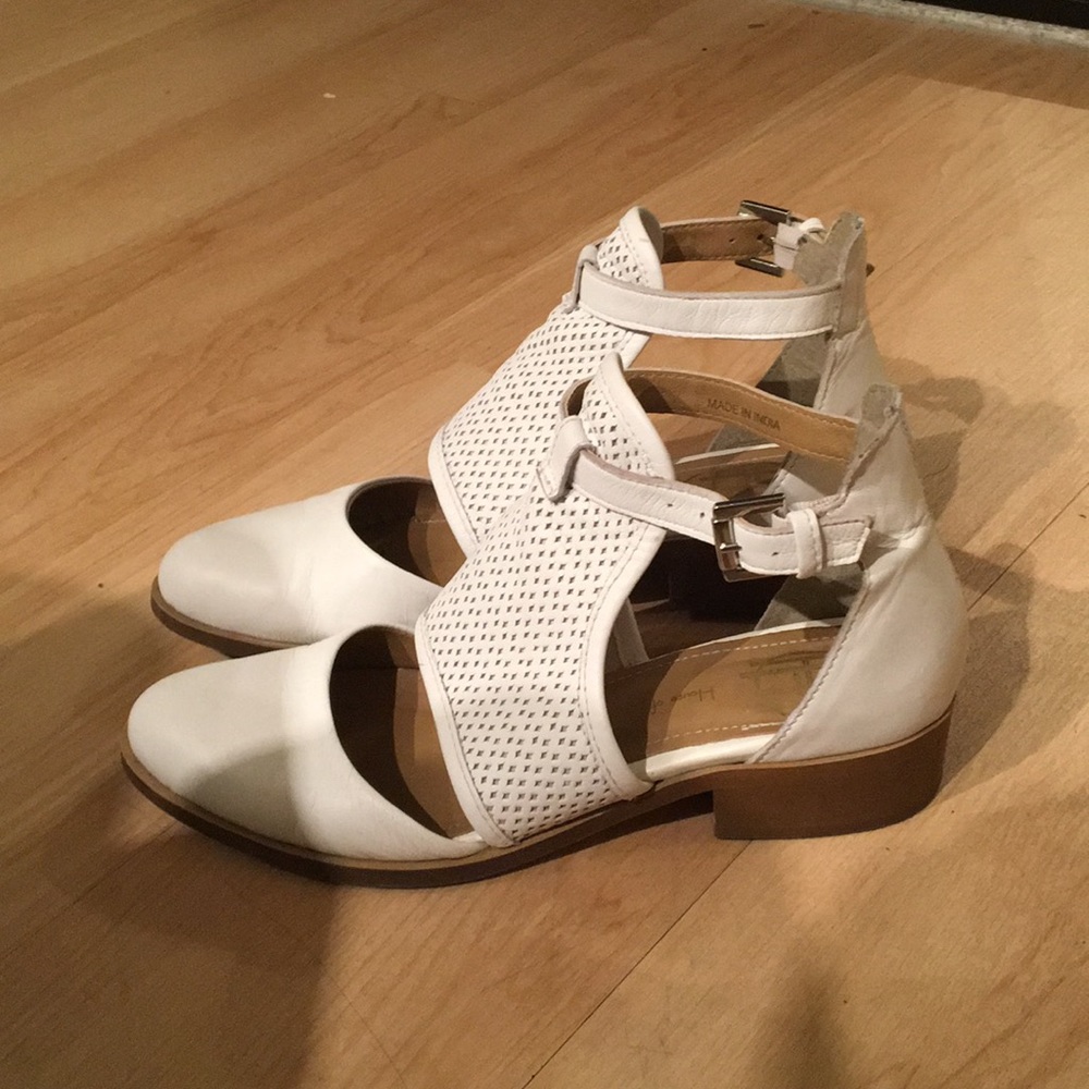 “House of Harlow” White Boho Sandal